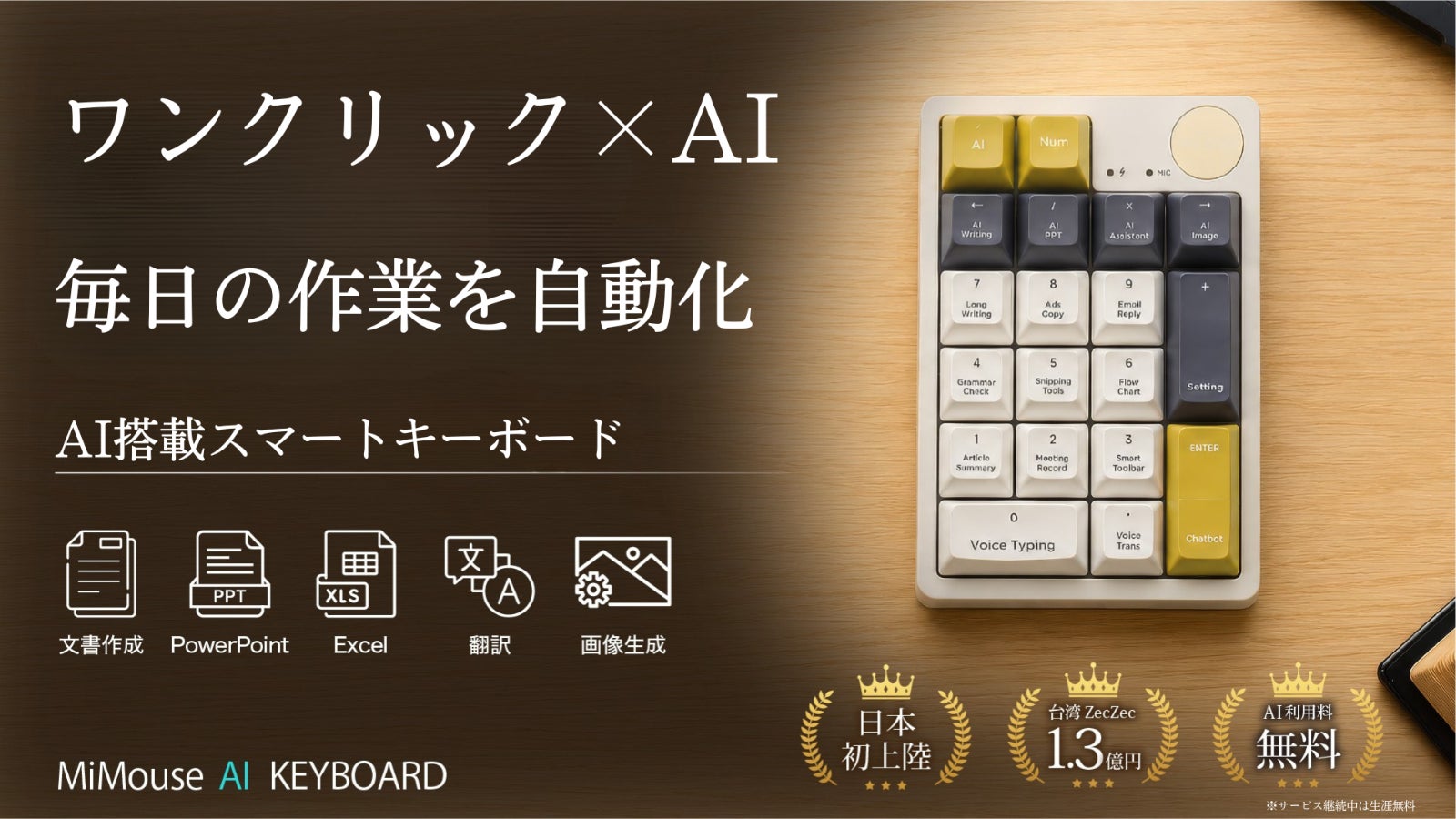 MiMouse — キャンペーン当時の製品