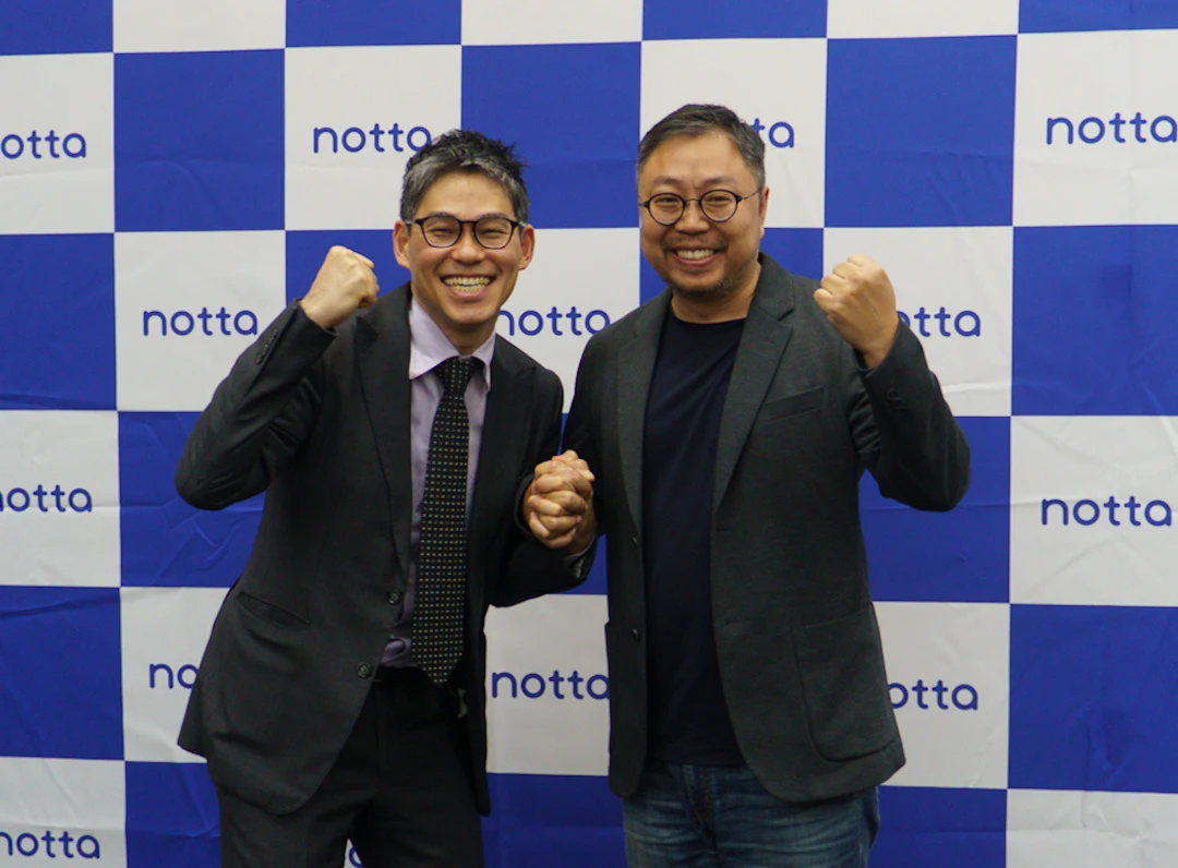 開発元Notta株式会社（Ryan Zhang代表）・日本販売元Acalie・音響パートナーZenchord／BVグループの三社体制と各社の背景
